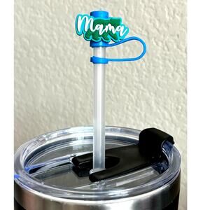 Mama Bear- Straw Topper- Qty 1- Fits Starbucks/Stanley Cup Straws